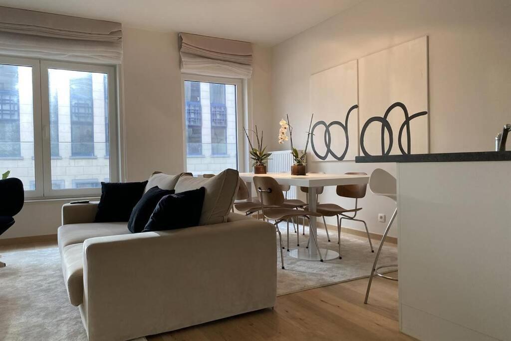 Bright Luxury Apartment Heart Of Brussels Bruxelas Exterior foto